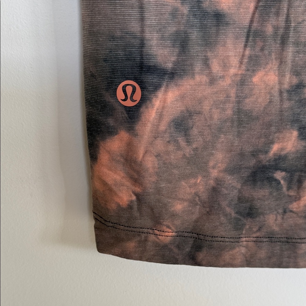 lululemon athletica Men's Polo - Black and Brown Tie-Dye - Picture 3 of 5